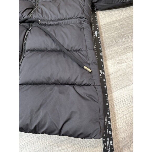 Save the Duck Petunia Black Puffer Jacket Drawstring Waist Women's 2/M NWT $448 - Picture 10 of 16